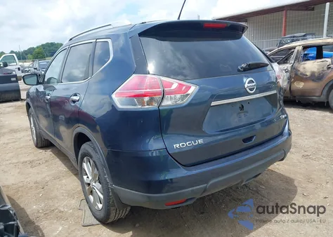 2016 Nissan Rogue Sv from USA, damaged, VIN KNMAT2MV2GP600369